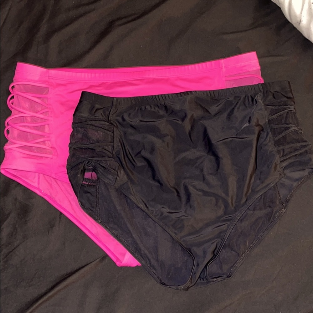 2- Pack High Waist Bikini Bottoms
